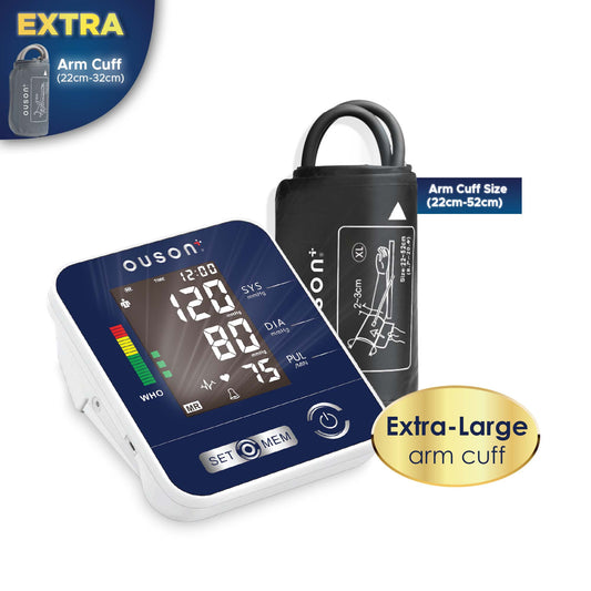 Ouson  Home Pro 3.5" Backlight XL Size (22cm-52cm) Arm-Type Electronic Blood Pressure Monitor