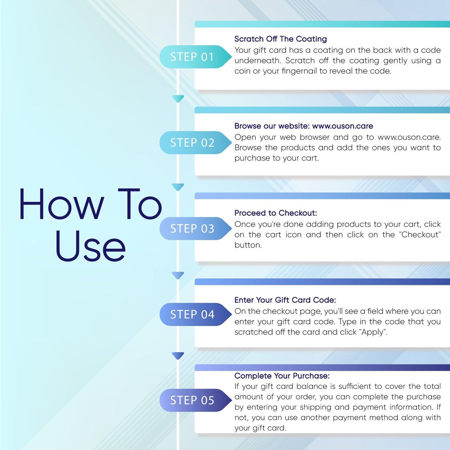 Ouson Gift Card RM100 - Ouson