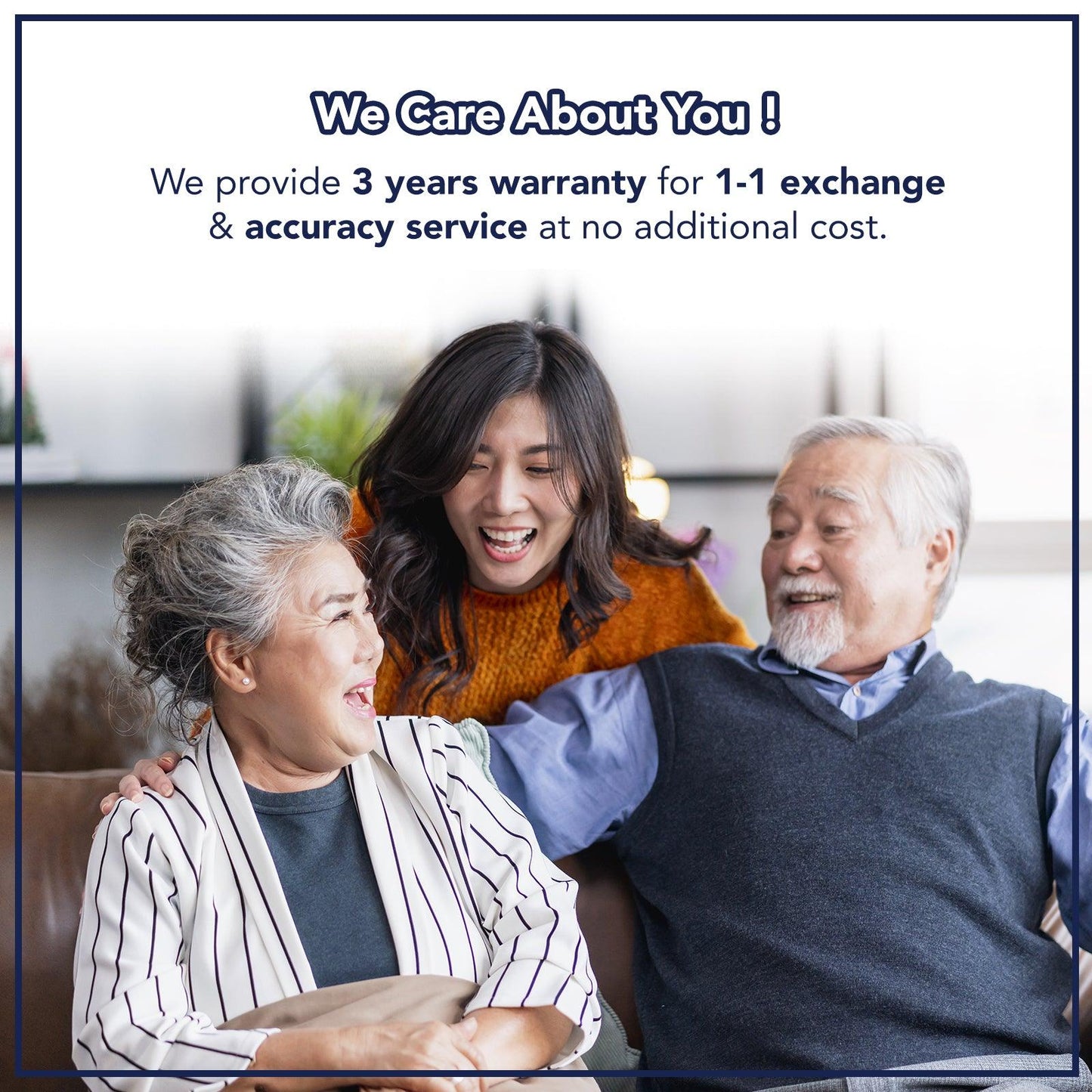 Ouson Senior Elite 3 Colour Backlight Arm Type Electronic Blood Pressure Monitor - Ouson