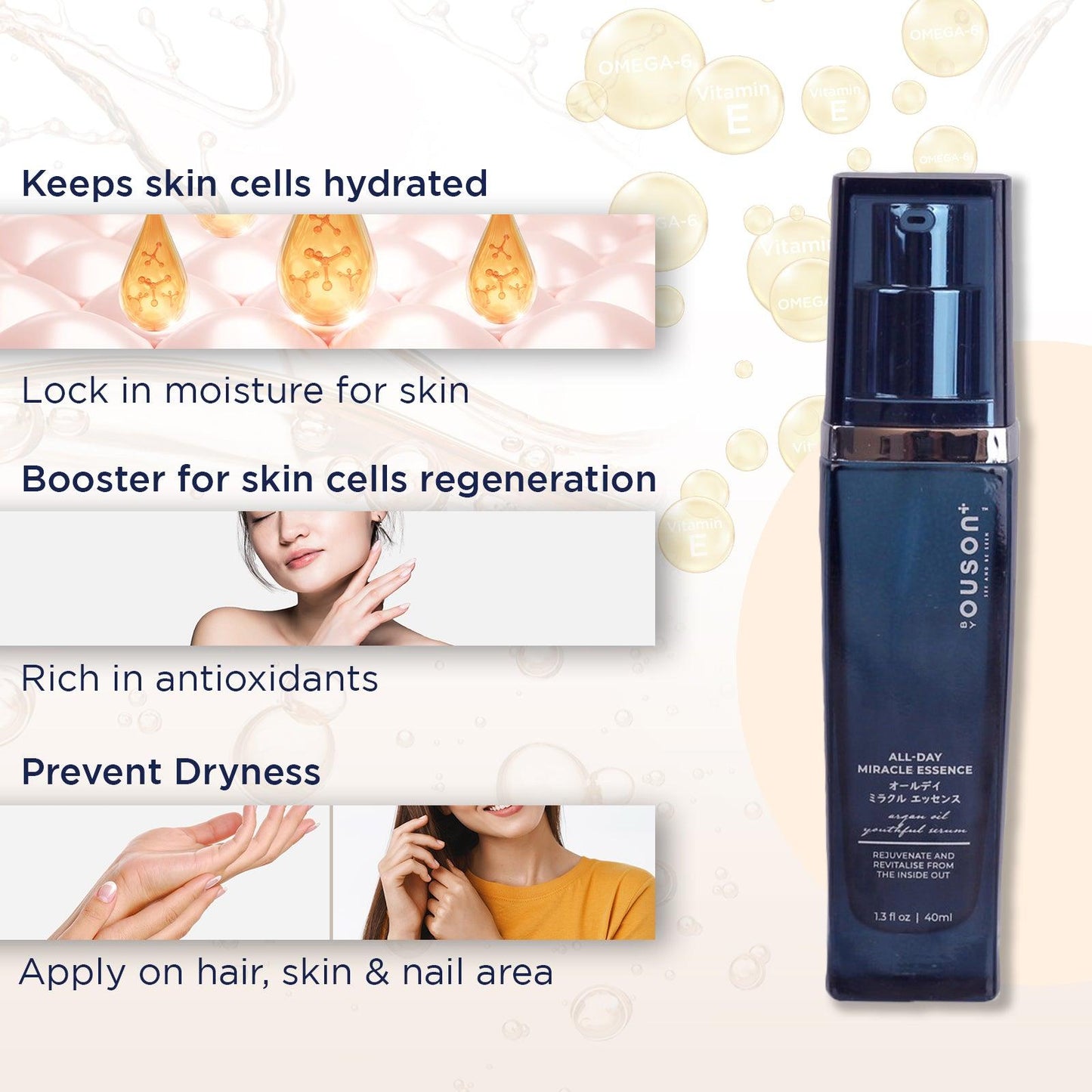 Ouson All-Day Miracle Essence 40ml - Ouson