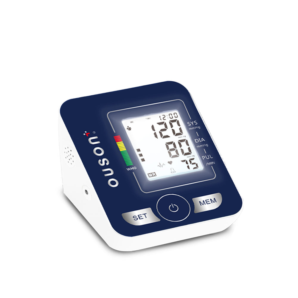 Ouson Travel Lite Backlight Arm Type Electronic Blood Pressure Monitor