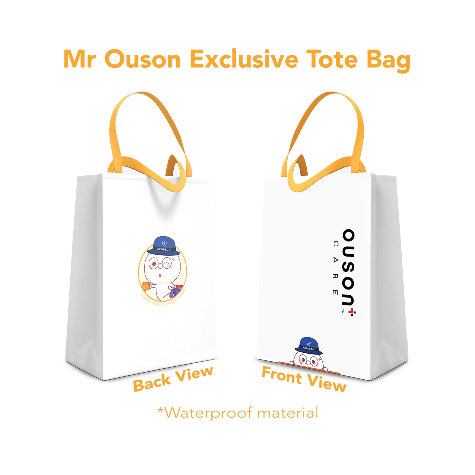 [Yellow] Mr Ouson Exclusive Tote Bag