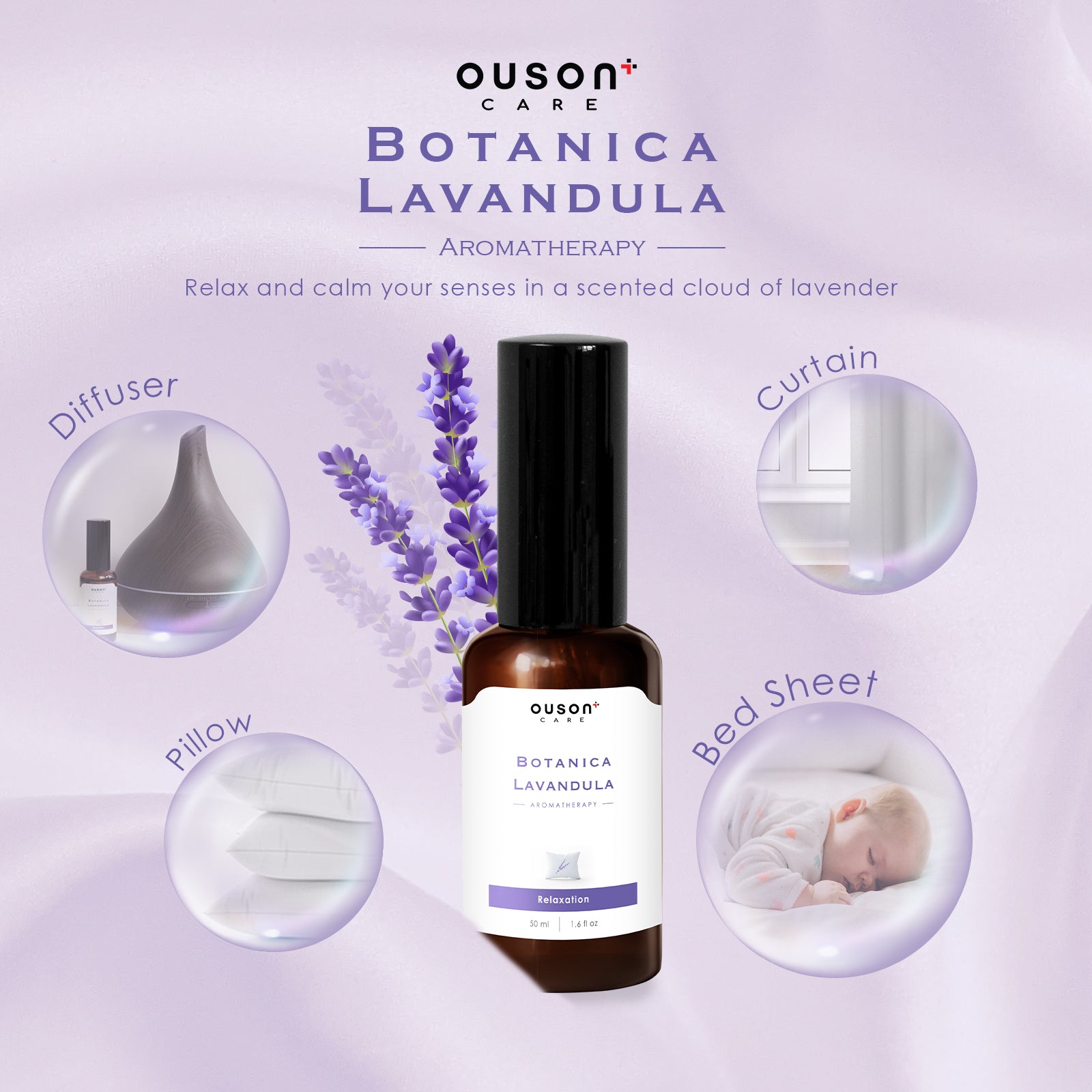 Ouson Botanica Lavandula Aromatherapy Spray 50ml