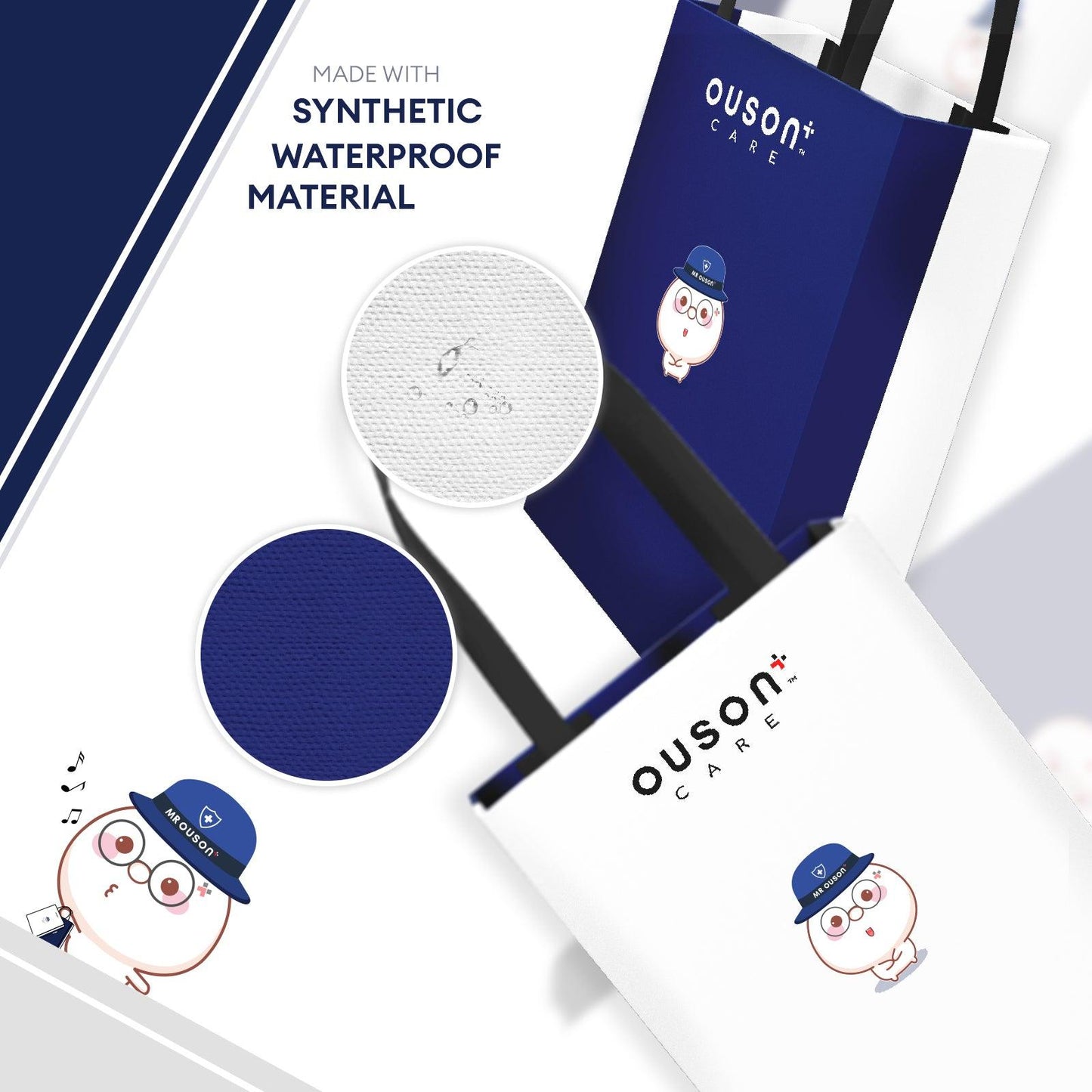 [Blue] Mr Ouson Exclusive Tote Bag - Ouson